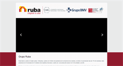 Desktop Screenshot of corporativo.gruporuba.com.mx